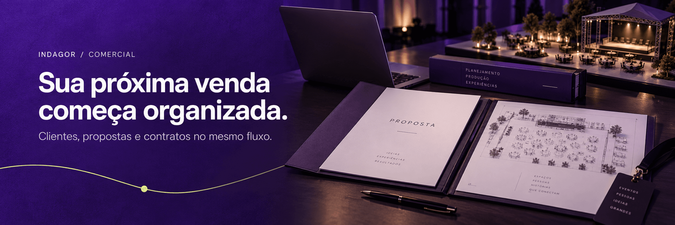Sua próxima venda começa organizada. Clientes, propostas e contratos no mesmo fluxo.